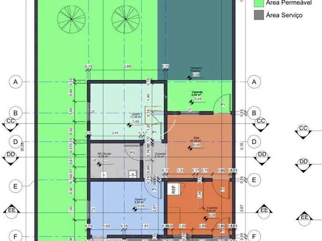 Imagem 2: Casa À Venda em Luís Eduardo Magalhães, com 2 Quartos, 61M²