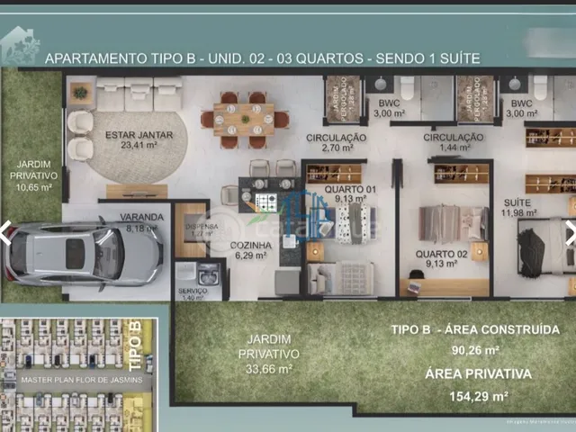 Imagem 8: Comdominio Flor de Jasmins - Casa em Condomínio Condominio Flor de Jasmins