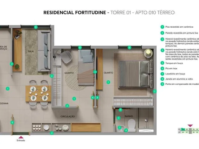 Imagem 12: Residencial Fortitudine Mrv