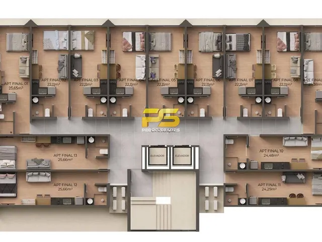 Imagem 11: Lançamento de Flats em Cabedelo Poço