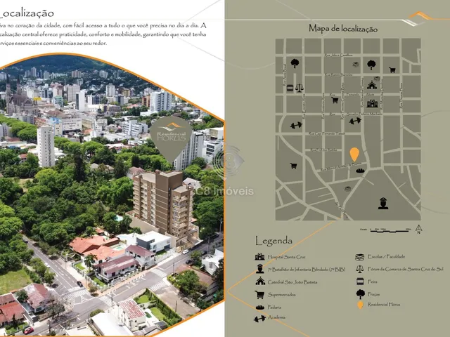 Imagem 3: Residencial Hórus, Apartamentos com 2 e 3 Suítes Centro santa Cruz do Sul - Rs
