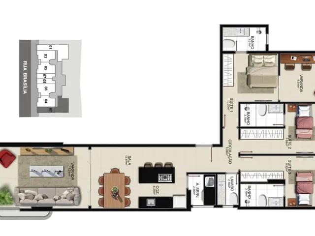 Imagem 8: 0 Apartamento com 2 dormitórios
