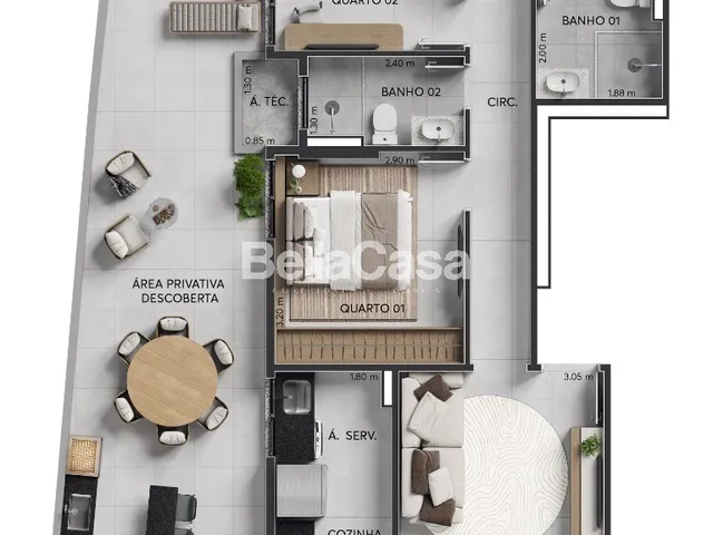 Imagem 4: Lançamento - Apartamentos À Venda no Edifício Kairós em Guarapari