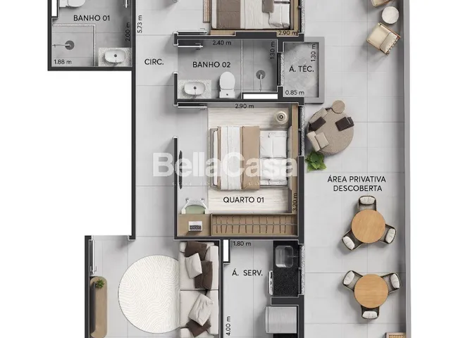 Imagem 5: Lançamento - Apartamentos À Venda no Edifício Kairós em Guarapari
