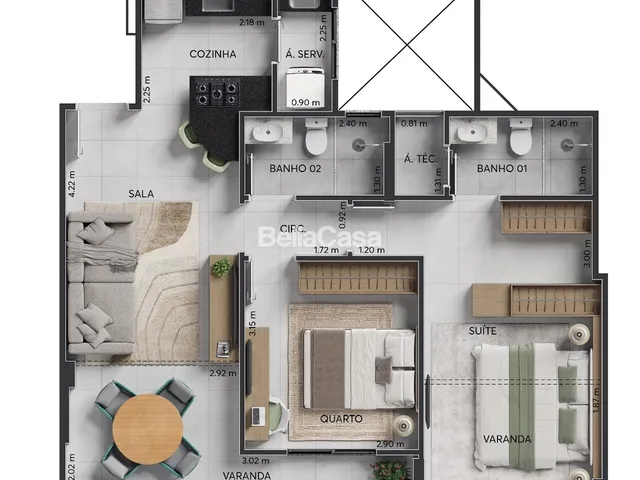 Imagem 7: Lançamento - Apartamentos À Venda no Edifício Kairós em Guarapari
