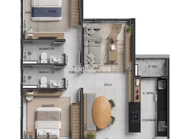Imagem 10: Lançamento - Apartamentos À Venda no Edifício Kairós em Guarapari