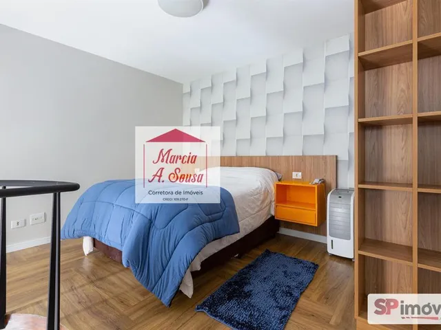 Imagem 8: Apartamento Mobiliado Loft em Cerqueira César, São Paulo - Suíte, Varanda, Piscina, Academia, 53M²
