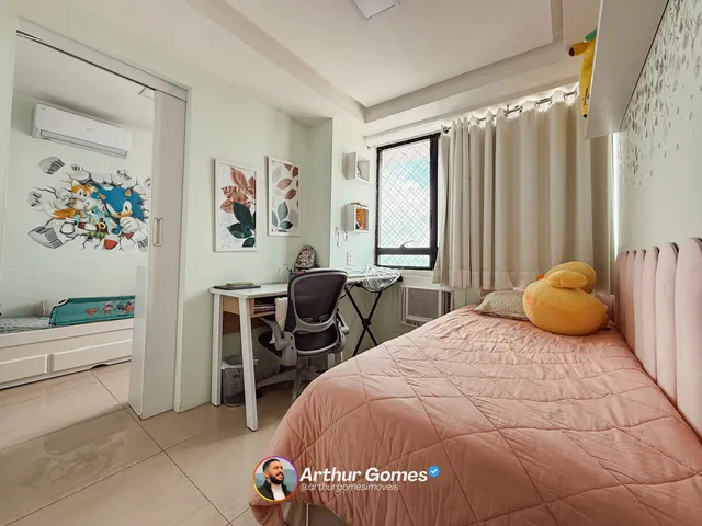 Imagem 15: Apartamento em Boa Viagem com 88 M², 3 Quartos e 2 Vagas Cobertas - Edf. Pedra do Porto