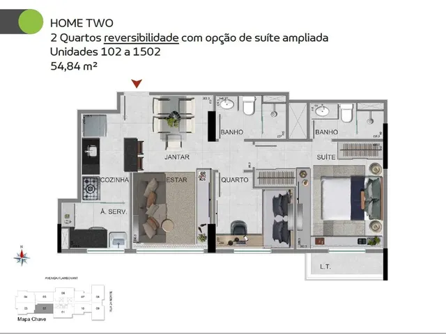 Imagem 12: 0 Apartamento com 2 dormitórios
