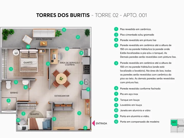 Imagem 10: 0 Apartamento com 2 dormitórios