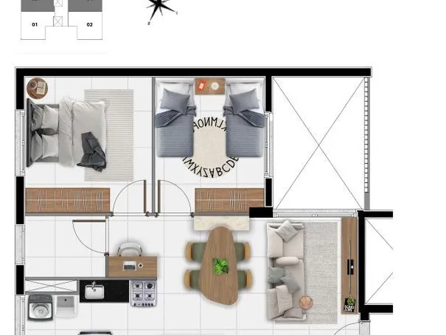 Imagem 16: 0 Apartamento com 2 dormitórios