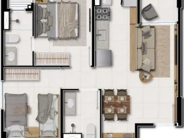 Imagem 10: 0 Apartamento com 2 dormitórios