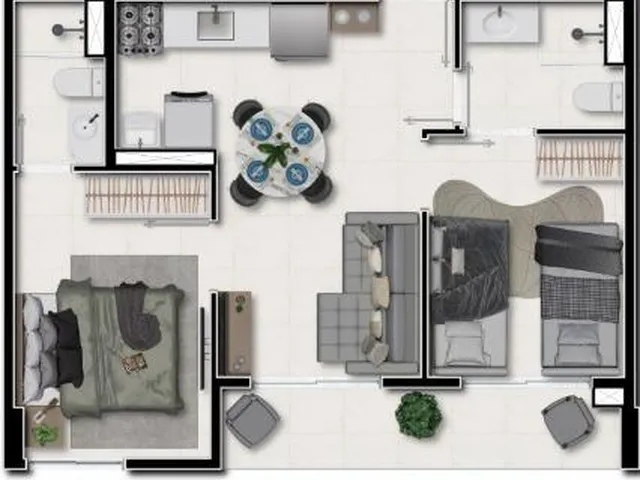 Imagem 8: 0 Apartamento com 2 dormitórios