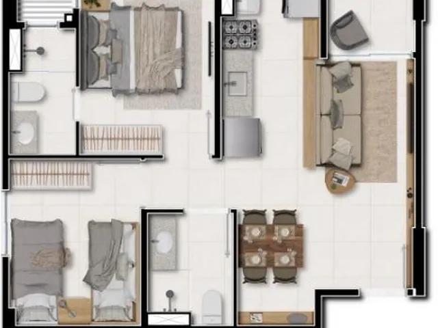 Imagem 11: 0 Apartamento com 2 dormitórios