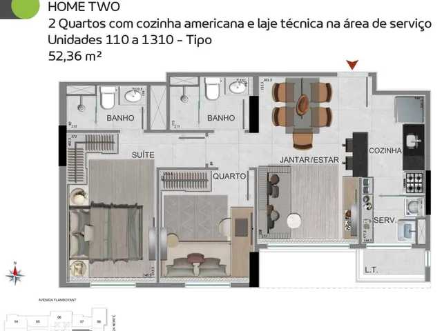 Imagem 4: 0 Apartamento com 3 dormitórios