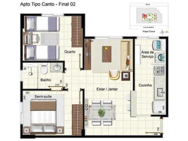 Imagem 9: 0 Apartamento com 2 dormitórios