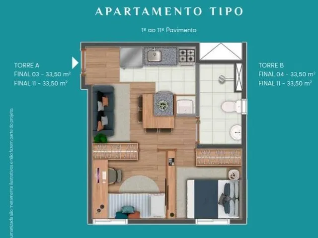 Imagem 11: 0 Apartamento com 1 dormitório