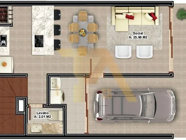 Imagem 5: Sobrado com Design Moderno em Condomínio À Venda
