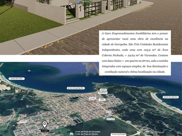 Imagem 4: Sobrado Moderno com Duas Suítes e Espaço Integrado no Parque Garopaba Sul