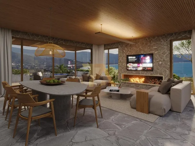 Imagem 9: Casa Contemporânea com Vista Eterna para o Mar em Garopaba