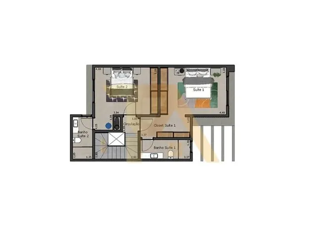Imagem 7: Imperdível Oportunidade! Casa À Venda em Garopaba-Sc, Centro. 3 Quartos, 2 Suítes, 1 Sala, 1 Banheiro, 106,75 M²