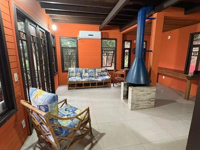 Imagem 7: Casa Exclusiva Inspirada em Bali À Beira da Lagoa 3 Suítes, Hidromassagem e Chalé Mobiliado