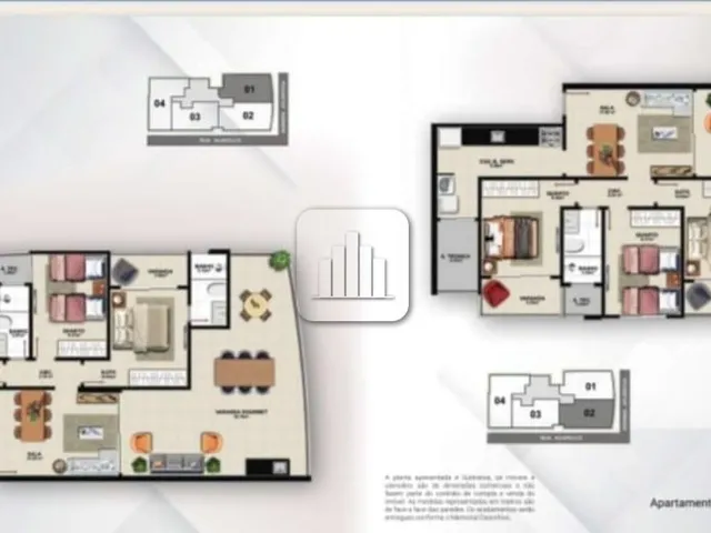 Imagem 3: Imperdível - Apartamento de 3 Quartos na Praia do Morro, Guarapari-Es: 2 Suítes, 2 Salas, 3 Banheiros, 2 Vagas, 115 M²!
