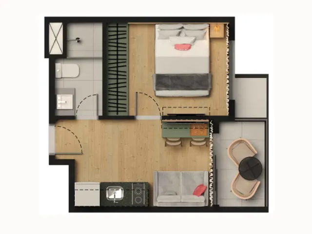 Imagem 15: Apartamento para Venda em Curitiba / Pr no Bairro Cabral