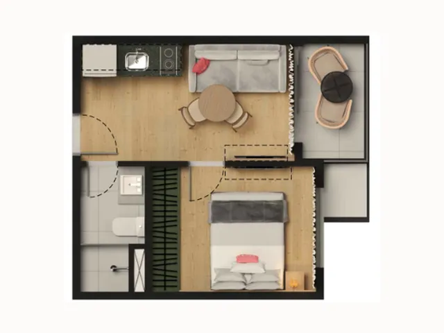 Imagem 16: Apartamento para Venda em Curitiba / Pr no Bairro Cabral