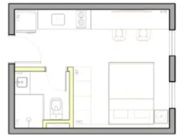 Imagem 5: Studio para Venda em Curitiba / Pr no Bairro Centro