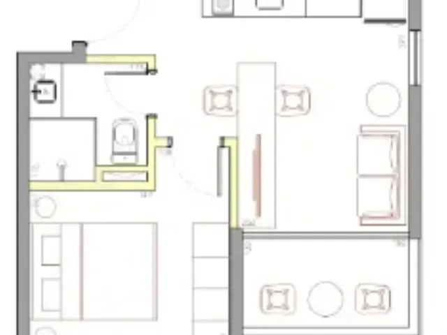 Imagem 2: Studio para Venda em Curitiba / Pr no Bairro Centro