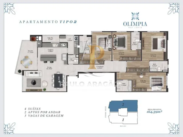 Imagem 14: Apartamento de Alto Padrão À Venda, no Olímpia Residence em Balneário Camboriú, Centro, com 4 Quartos, 163M²