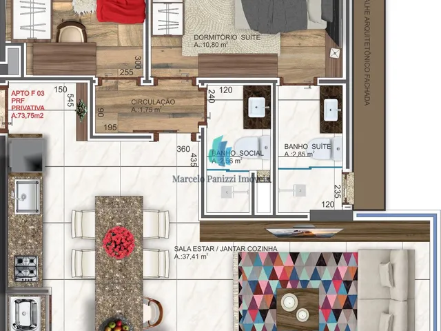 Imagem 11: Apartamento Mobiliado