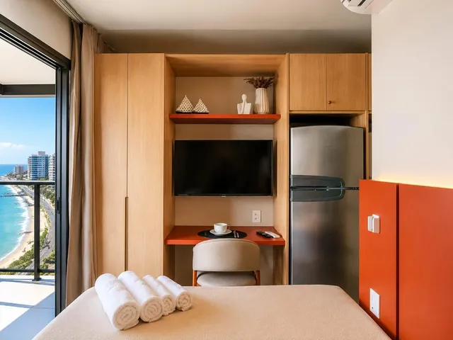 Imagem 3: Studio Mobiliado À Venda com 20 M² Porteira Fechada no Spot Barra, Salvador