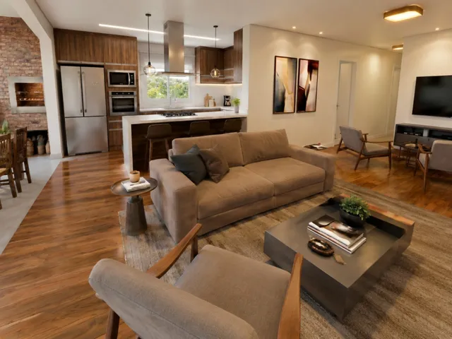Imagem 3: Apartamento para Venda em Tabuleiro (Monte Alegre) com 2 Quartos, Sendo 2 Suítes, 77,000M²