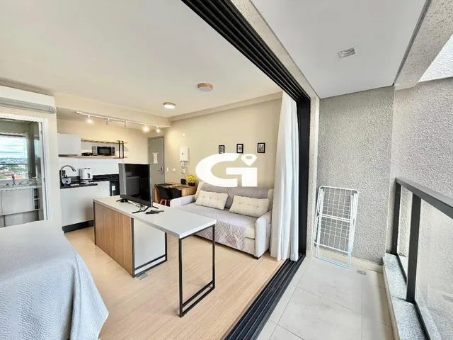 Imagem 9: Studio Mobiliado e Equipado com Sacada no My Place Jardim Botânico - 34 M² - Curitiba (Pronto pra Airbnb