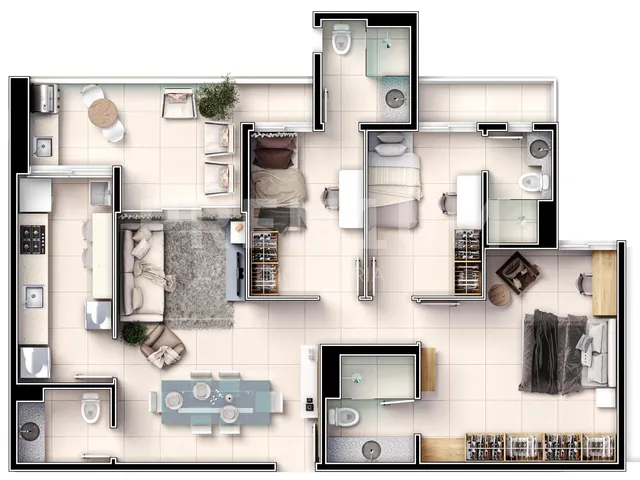 Imagem 15: Apartamento Apartamento com 3 dormitórios