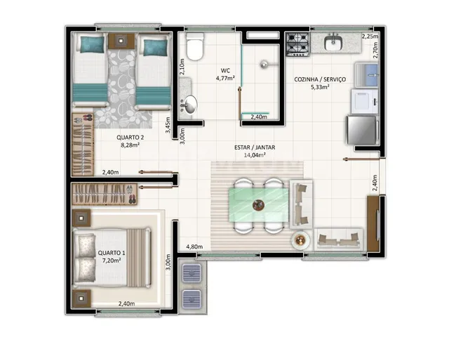 Imagem 9: Apartamento Apartamento com 2 dormitórios