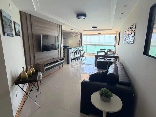 Imagem 3: Apartamento 3 Quartos Sendo 1 Suíte Frente Mar Mobiliado a Venda na Praia do Morro - Guarapari - Es
