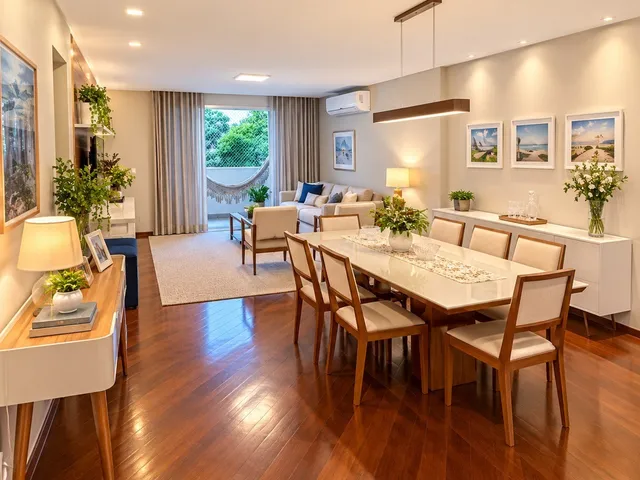 Imagem: Apartamento com 3 Quartos, Suíte e Dependência