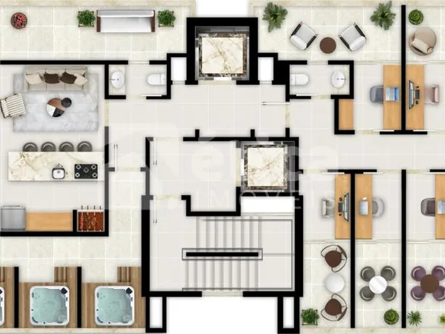 Imagem 3: Apartamento À Venda no Bairro Fazenda, com Rooftop, Plantas de 116 M², 3 Suítes e 2 Vagas de Garagem