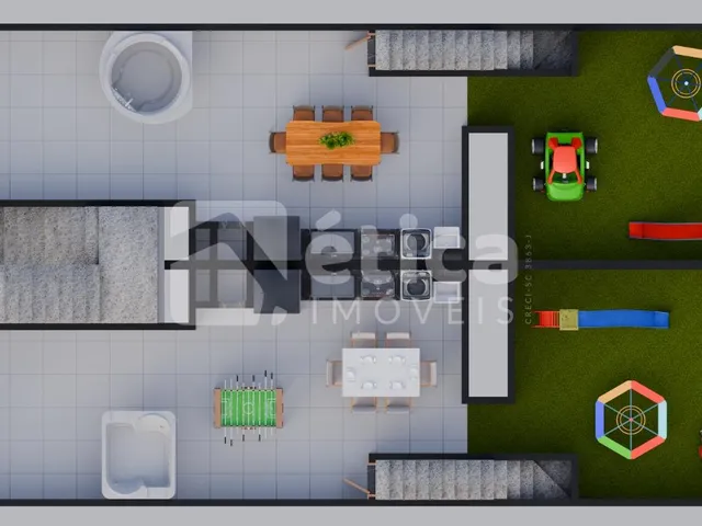 Imagem 3: Apartamento Térreo À Venda com 3 Dormitórios, no Bairro São João, Itajaí