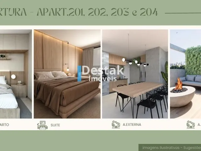 Imagem 9: Apartamento Duplex de Cobertura de 2 Quartos (Sendo 1 Suíte) no Mata Atlântica no Jardim Belvedere