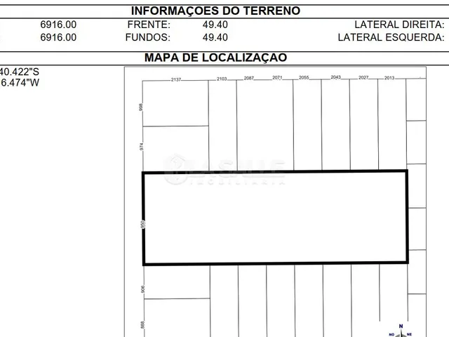 Imagem 2: Terreno Urbano À Venda com 6.916M2 , Tocantins, Toledo - Pr
