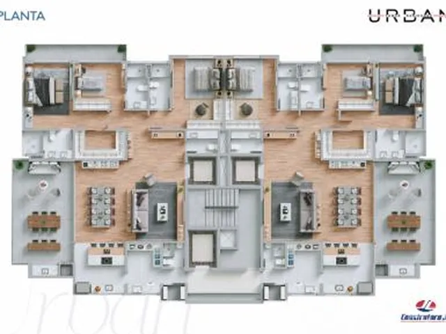 Imagem 3: Apartamento À Venda, Ed Urban Tower Residence, 23 And. Padrão Jl, Cascavel Pr