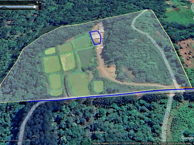 Imagem 4: Sítio Cruz Machado! 2 Alqueires com 10 Tanques de Peixes, Casa de 270 M² e 2.000 Pés de Erva-Mate!