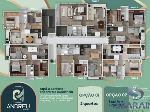 Imagem 2: Apartamento 02 Quartos À Venda no Edifício Residencial Andreu em Pato Branco - Pr