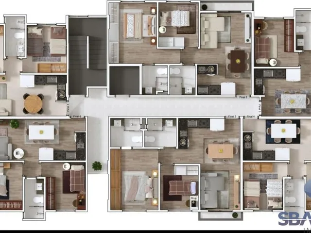 Imagem 5: Apartamento 02 Quartos À Venda no Edifício Residencial Andreu em Pato Branco - Pr
