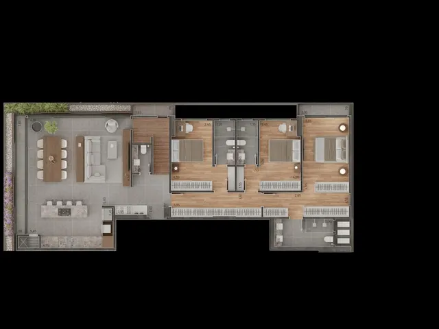 Imagem 10: Apartamento Alto Padrão no Edifício Residencial Malbec em Pato Branco Pr