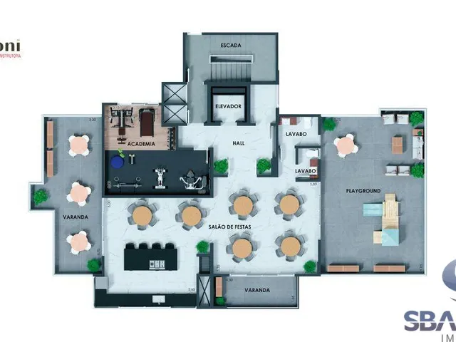Imagem 11: Apartamento 02 Quartos na Planta no Residencial Itália no Centro de Coronel Vivida